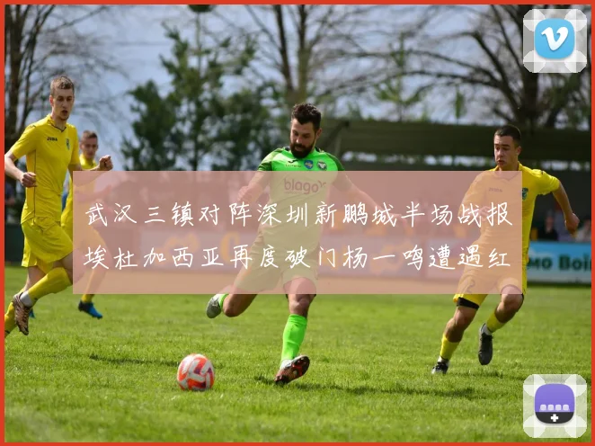 武汉三镇对阵深圳新鹏城半场战报埃杜加西亚再度破门杨一鸣遭遇红牌处罚